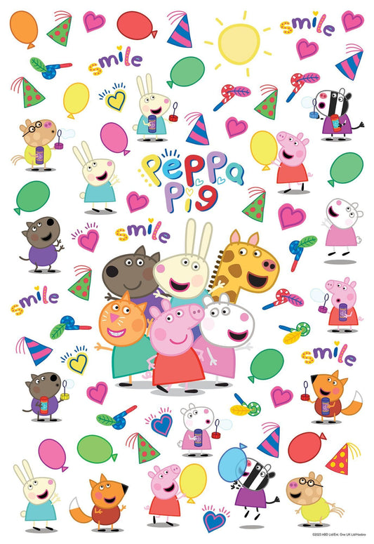 Peppa Pigs Friends Decals Set Wall Stickers Peppa Pig