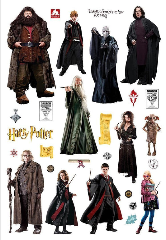 Harry Potter Characters Decals Set Wall Stickers Harry Potter