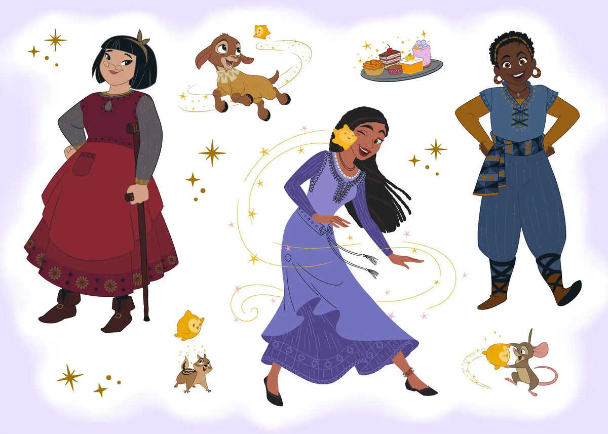 Disney Wish Dance Wall Stickers Disney
