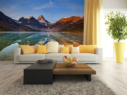 Magog Lake in Canada Nature Wallpaper Mural (W x H) 384 cm x 260 cm (151" x 102")
