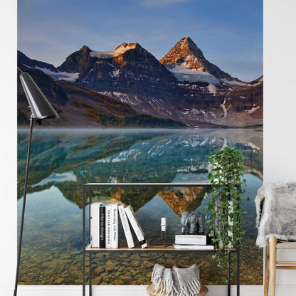 Magog Lake in Canada Nature Wallpaper Mural (W x H) 384 cm x 260 cm (151" x 102")