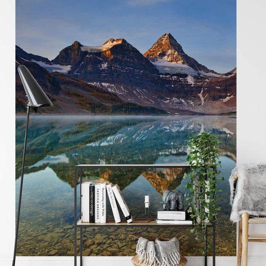 Magog Lake in Canada Nature Wallpaper Mural (W x H) 384 cm x 260 cm (151" x 102")