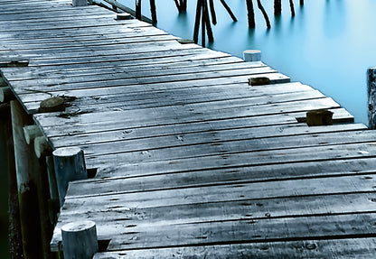 Old Landing Stage Holiday Wallpaper Mural (W x H) 384 cm x 260 cm (151" x 102")