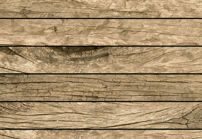 Vintage Aged Wood Imitation Wallpaper Mural (W x H) 384 cm x 260 cm (151" x 102")