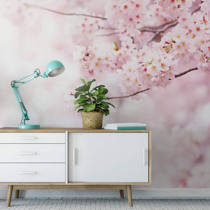 Delicate Flowers Floral Wallpaper Mural (W x H) 384 cm x 260 cm (151" x 102")