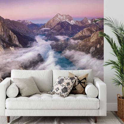 Over the Mountains Nature Wallpaper Mural (W x H) 384 cm x 260 cm (151" x 102")