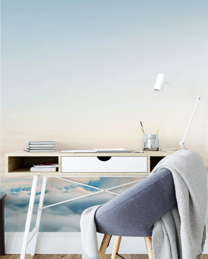 Over the Clouds Nature Wallpaper Mural (W x H) 384 cm x 260 cm (151" x 102")
