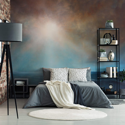 On the Beach Artistic Painting Nature Wallpaper Mural