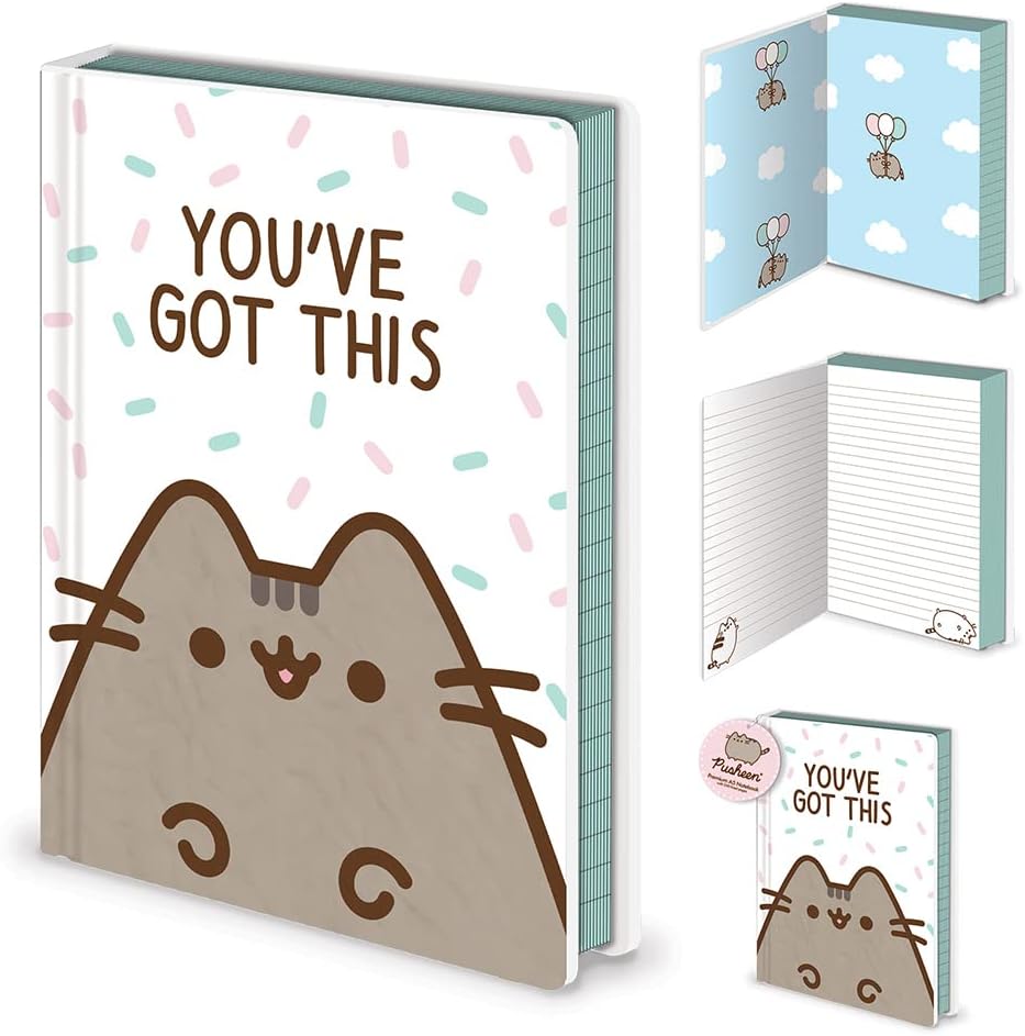 Pusheen Youve Got This A5 Kids Birthday Christmas Premium Notebook Pusheen