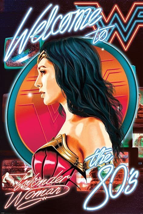 DC Comics Wonder Woman 1984 Welcome To The 80s Poster DC Comics