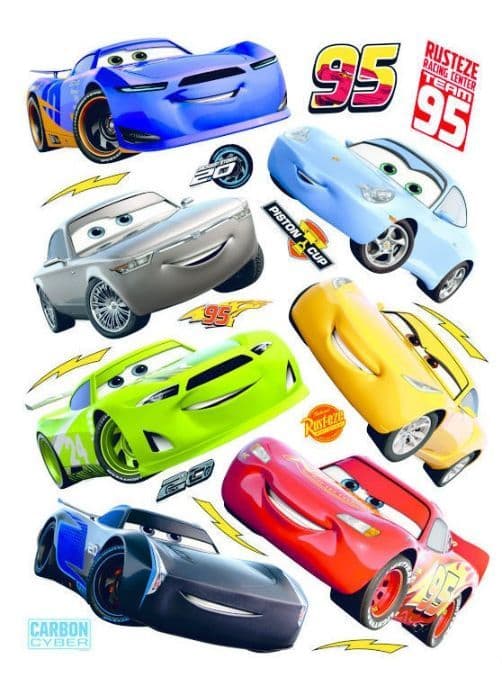 Disney Cars Characters Decals Set Wall Stickers Disney
