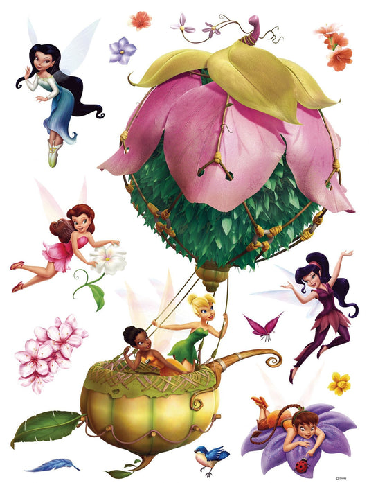 Disney Faires in a Wonderfull Ballon  Wall Stickers Disney