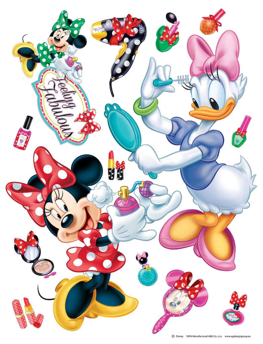 Disney Minnie Make Up  Decals Set Wall Stickers Disney