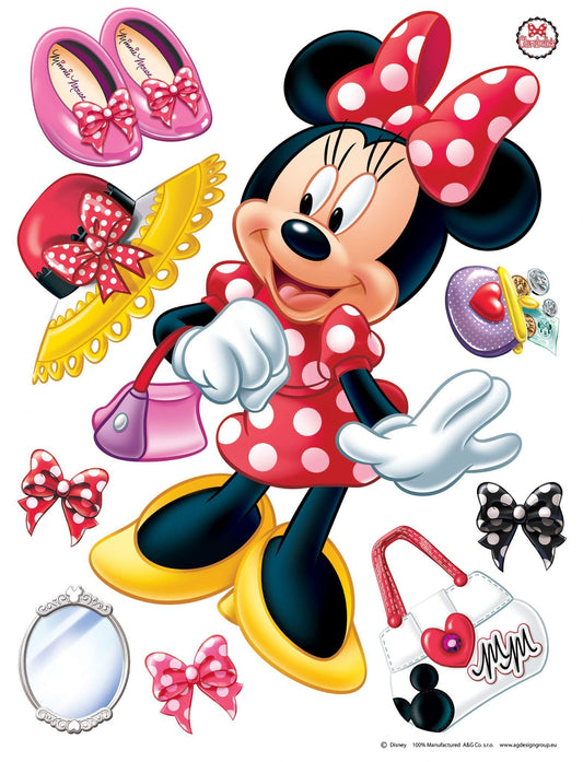 Disney Minnie Mouse Decals Set Wall Stickers Disney
