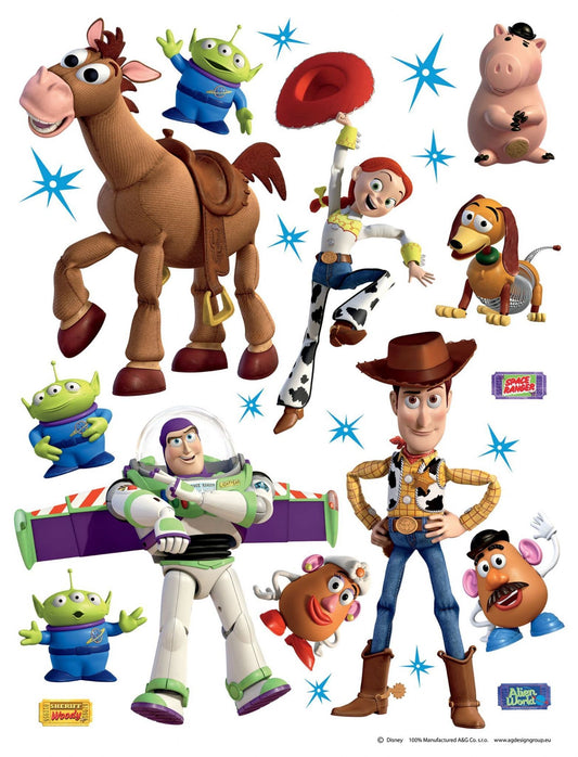Disney Toy Story Characters King Size Decals Set Wall Stickers Disney
