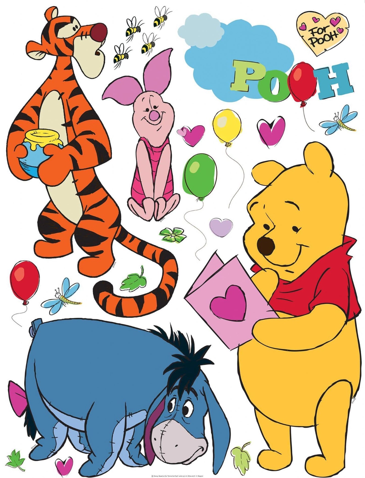 Disney Winnie The Pooh Wall Stickers Disney