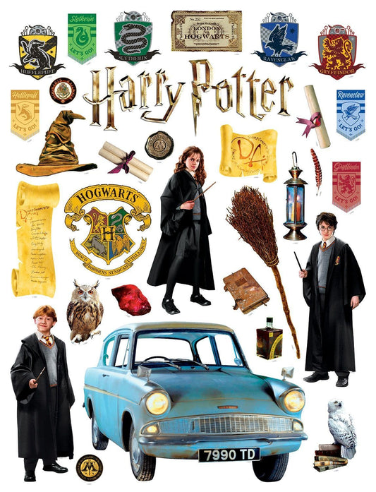 Harry Potter Characters Wall and Furniture Decals Sheet Wall Stickers Harry Potter