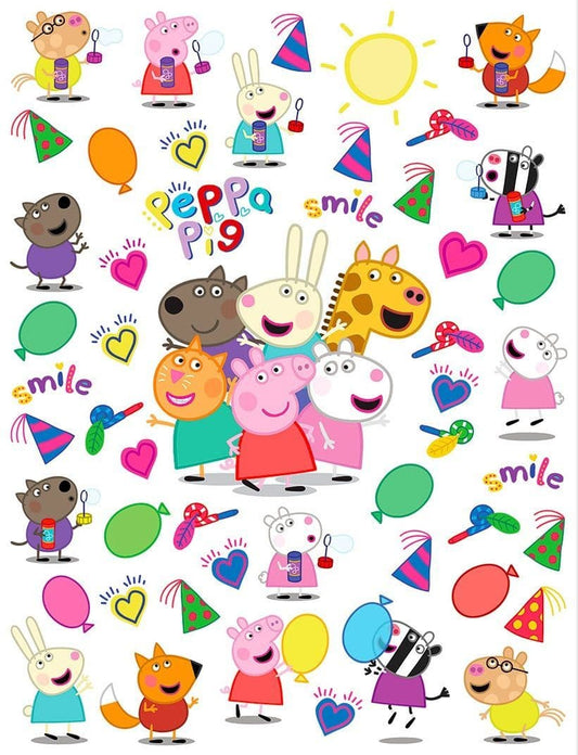 Peppa Pig and Friends Baby Bedroom Wall Stickers Peppa Pig