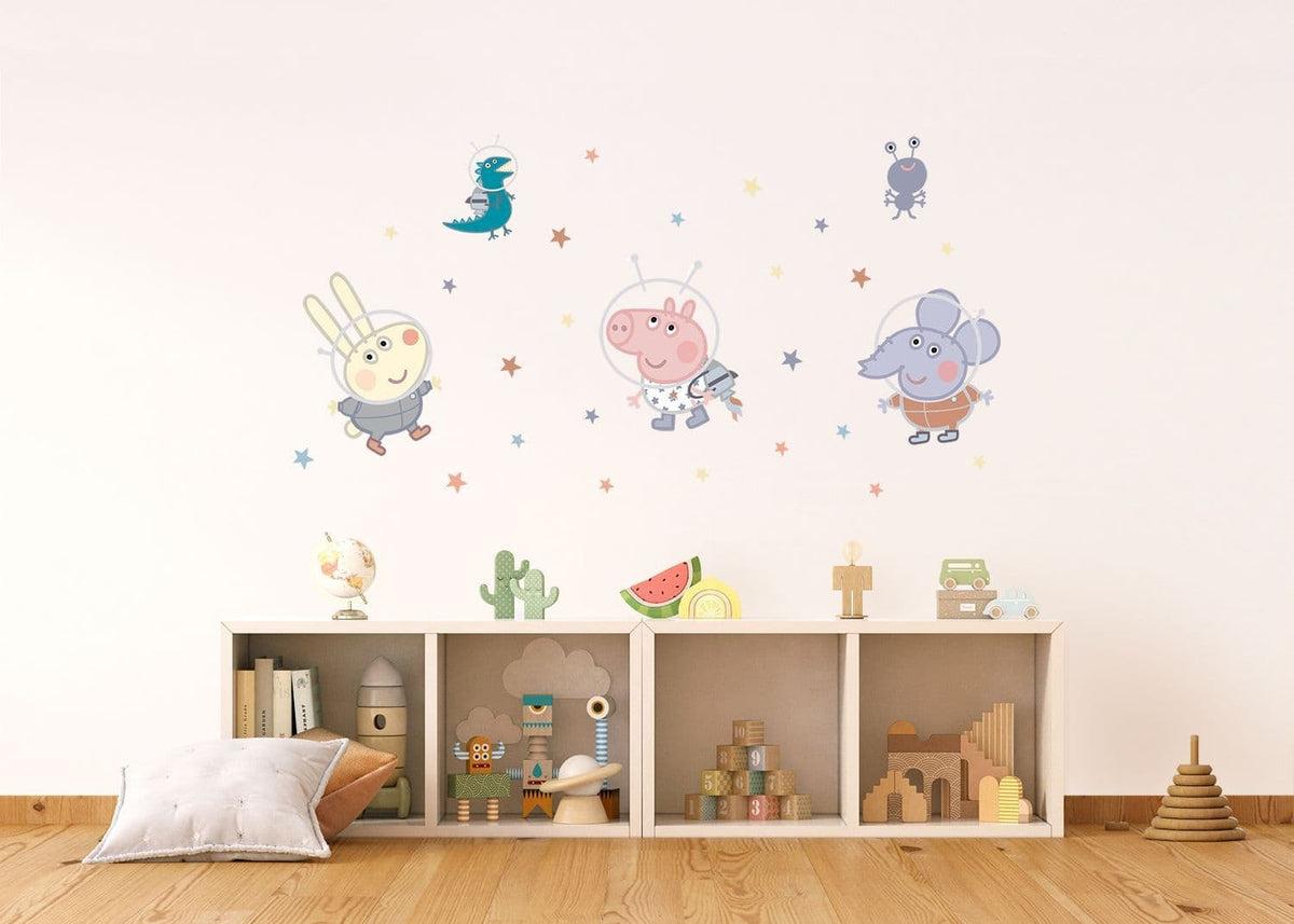 Peppa Pig In Space Wall and Furniture Decals Sheet Wall Stickers Peppa Pig