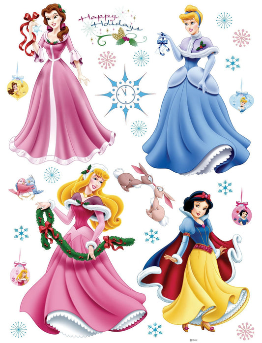 Disney Princess Snow White Cinderella Belle Aurora Wall Stickers Disney