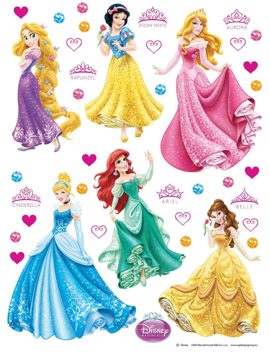 Disney Princesses Decals Set Wall Stickers Disney