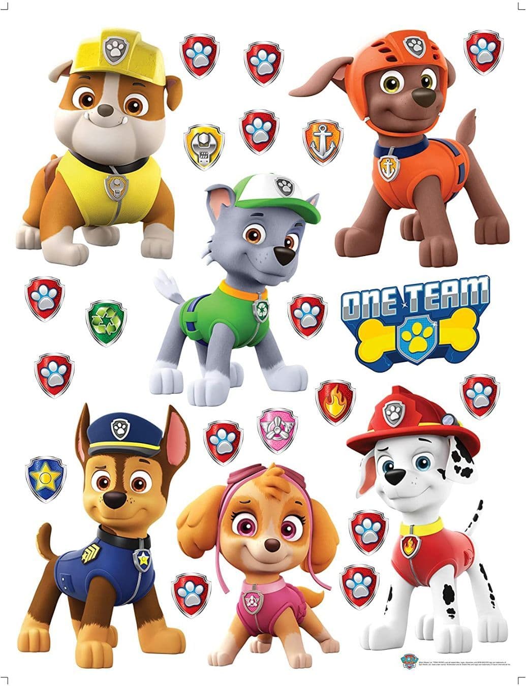 Paw Patrol Decals Set Wall Stickers PAW Patrol
