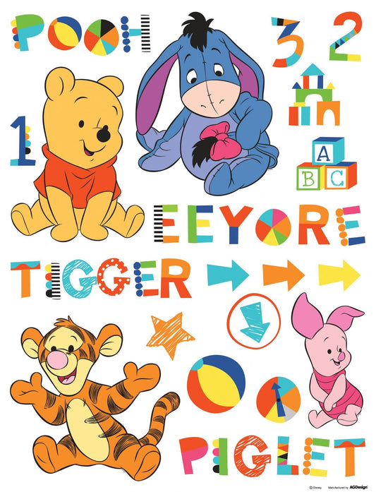 Disney Baby Winnie The Pooh and Friends Wall Stickers Disney