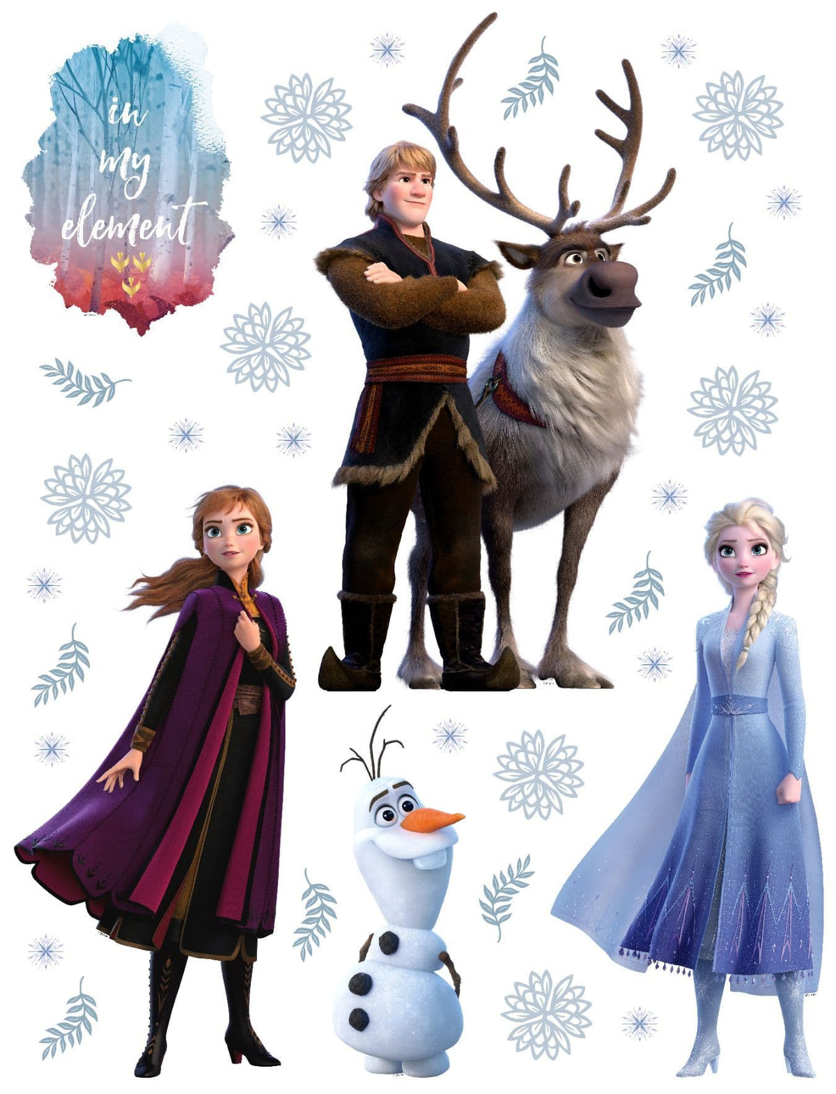 Disney Frozen Decals Set Wall Stickers Disney