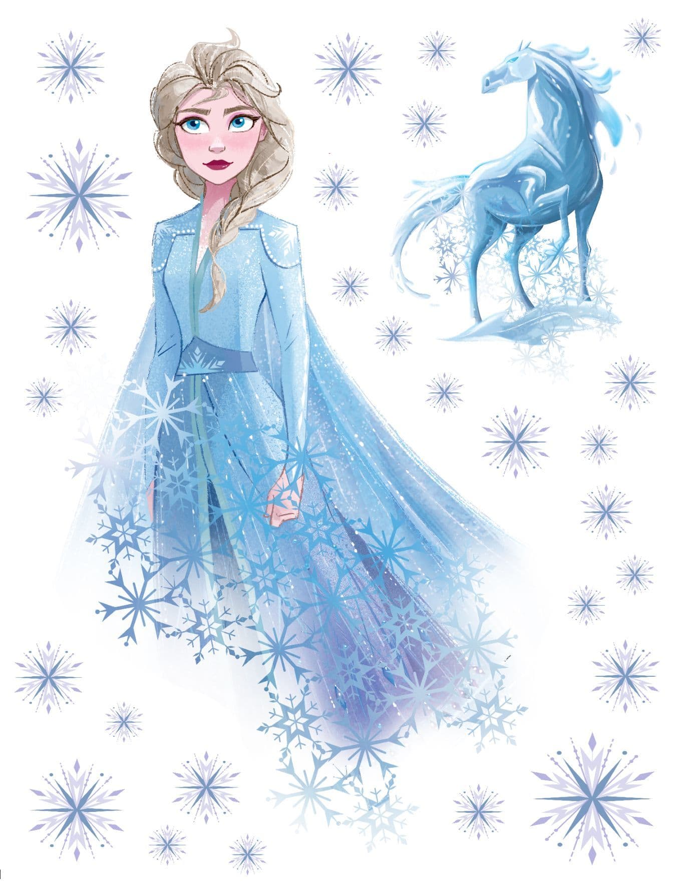 Disney Frozen Queen Elsa Decals Set Wall Stickers Disney