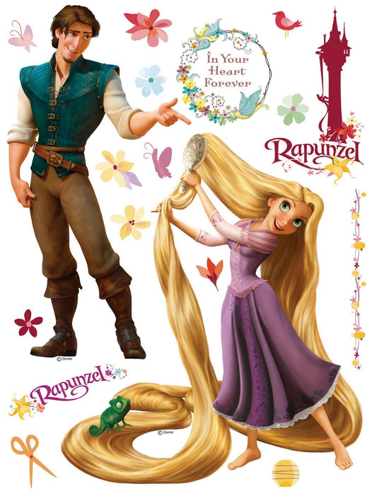 Disney Rapunzel and Prince Wall Stickers Disney