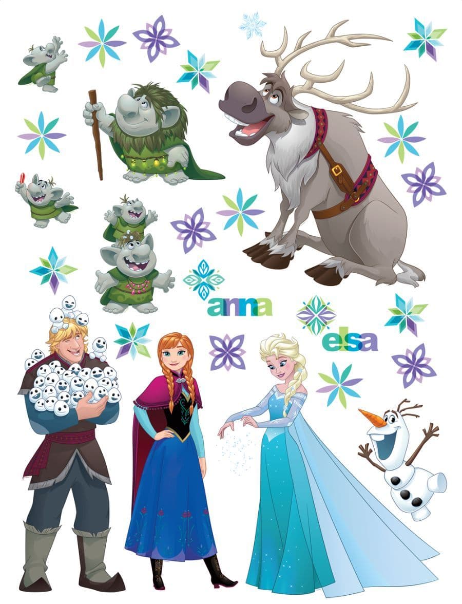 Disney Frozen Large Decals Set Wall Stickers Disney