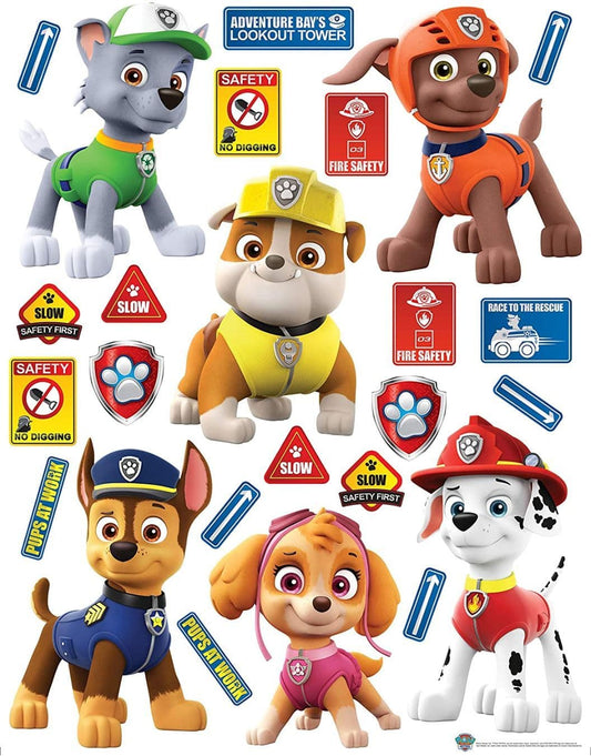 Paw Patrol Decorative Wall and Furniture Decals Sheet Wall Stickers PAW Patrol