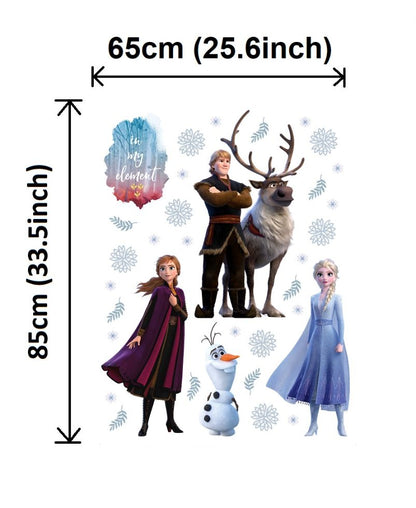 Disney Frozen Decals Set Wall Stickers 65x85 cm (25.6x33.5 inch) W x H