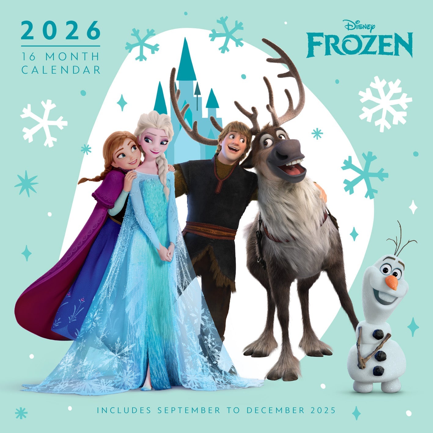 Disney Frozen IDYLLIC WONDER 2026 SQUARE Mint Calendar Disney