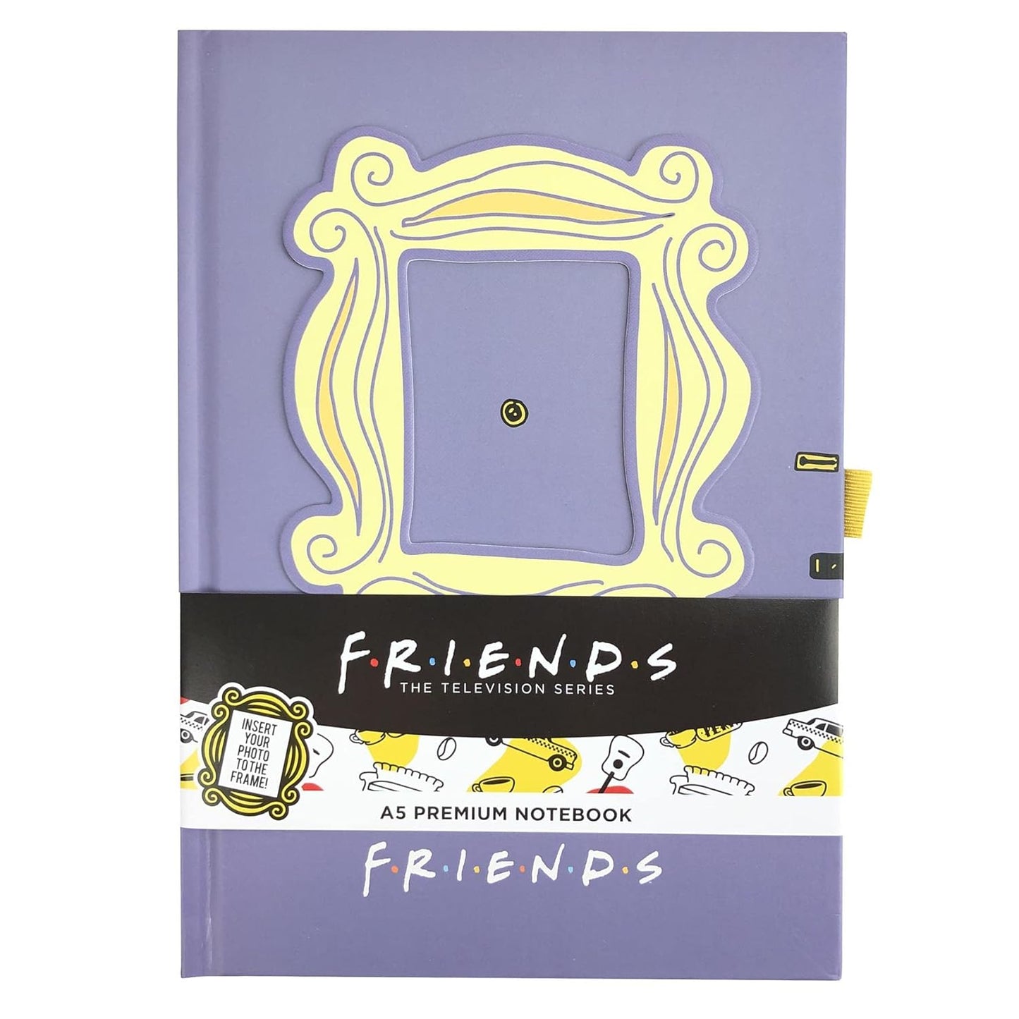 Friends Purple Door Hardcover lined A5 Journal Notebook 