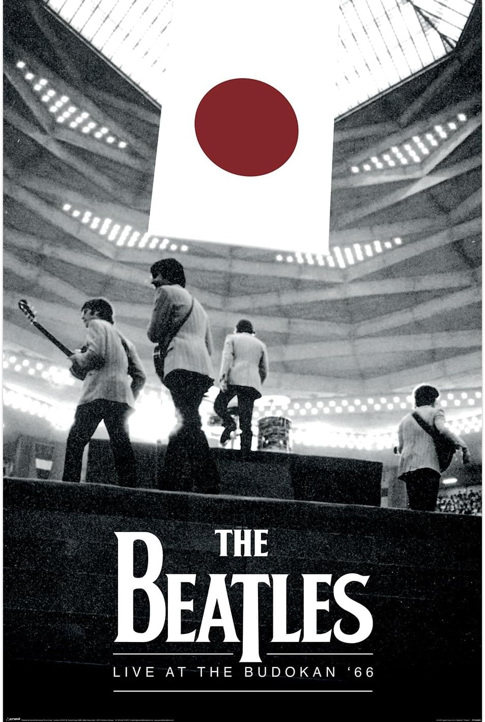 The Beatles Live At The Budokan '66 Japan Poster The Beatles
