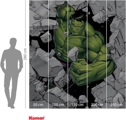 Hulk Punching the wall decor wallpaper
