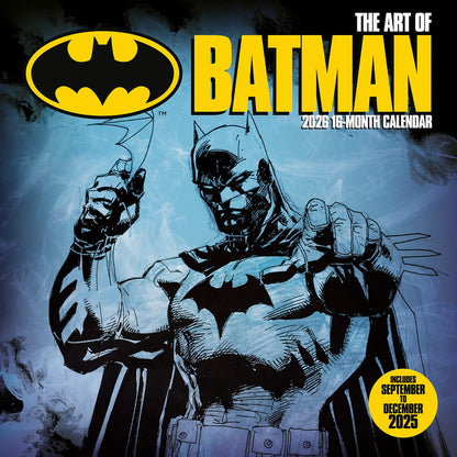 Batman ANIMATED 2026 SQUARE Calendar DC comics