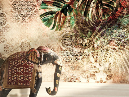 Indian Design Floral Abstract Photo Wallpaper (W x H) 368cm x 254cm (144" x 100")