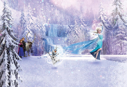 Disney Frozen Elsa Anna Olaf and Christof Photo Wallpaper (W x H) 368cm x 254cm (144" x 100")