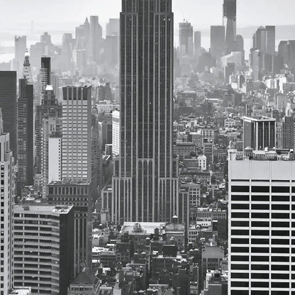 New York Black and White Skyline Bedroom Photo Wallpaper (W x H) 368cm x 254cm (144" x 100")