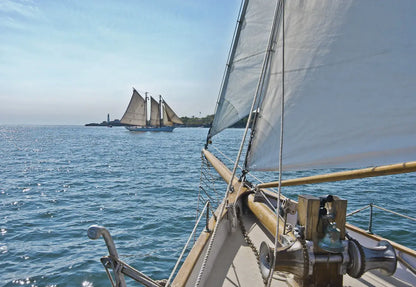 Sailing Boat on The Sea Living Room Photo Wallpaper (W x H) 368cm x 254cm (144" x 100")