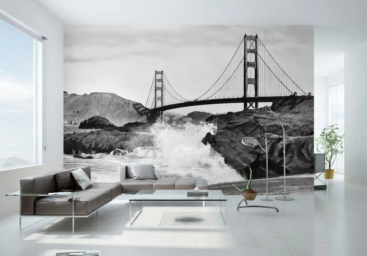 Golden Gate Bridge San Francisco Non-Woven Wallpaper Mural 366 cm x 254 cm (141" x 100")