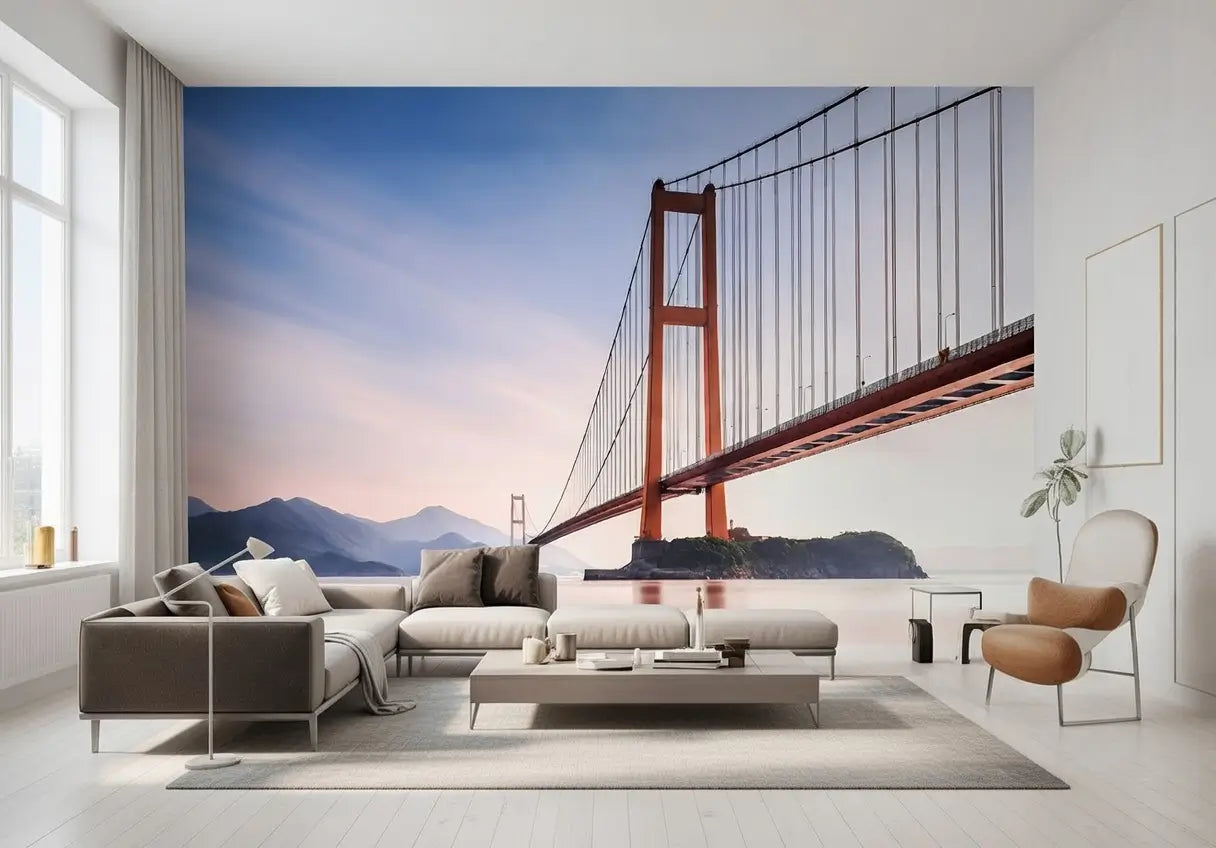 Xihou Bridge Living Room Giant Non-Woven Wallpaper Mural 366 cm x 254 cm (141" x 100")