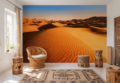 Desert Landscape Living Room Non-Woven Wallpaper Mural 366 cm x 254 cm (141" x 100")