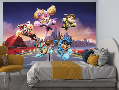 Paw Patrol Movie Paper Photo Wallpaper 252x182 cm | 99.2 x 71.6 inch W x H