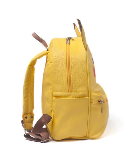 Yellow Pokemon Pikachu with ears kids Backpack 41x30x31 cm