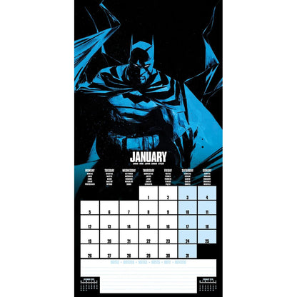 Batman ANIMATED 2026 SQUARE Calendar 30 x 30 cm | 11,8 x 11,8 in