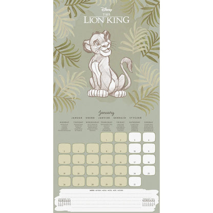 Disney Classics Animals (ARTIST SERIES) 2026 SQUARE Calendar 30 x 30 cm | 11,8 x 11,8 in