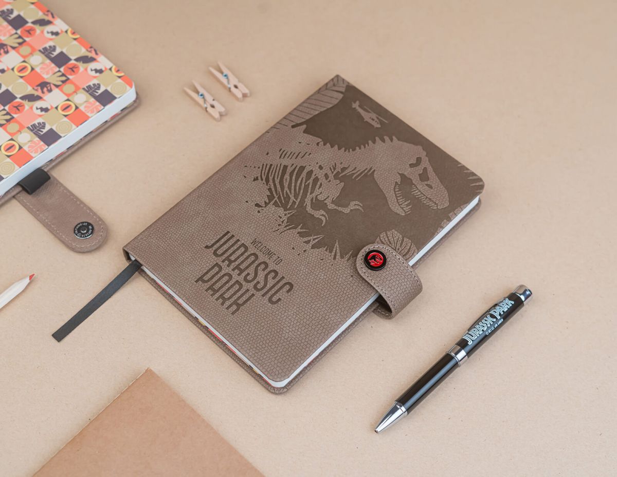 Jurassic Park A5 Premium Joural With Pojector Pen Movie Notebook 148x210 mm